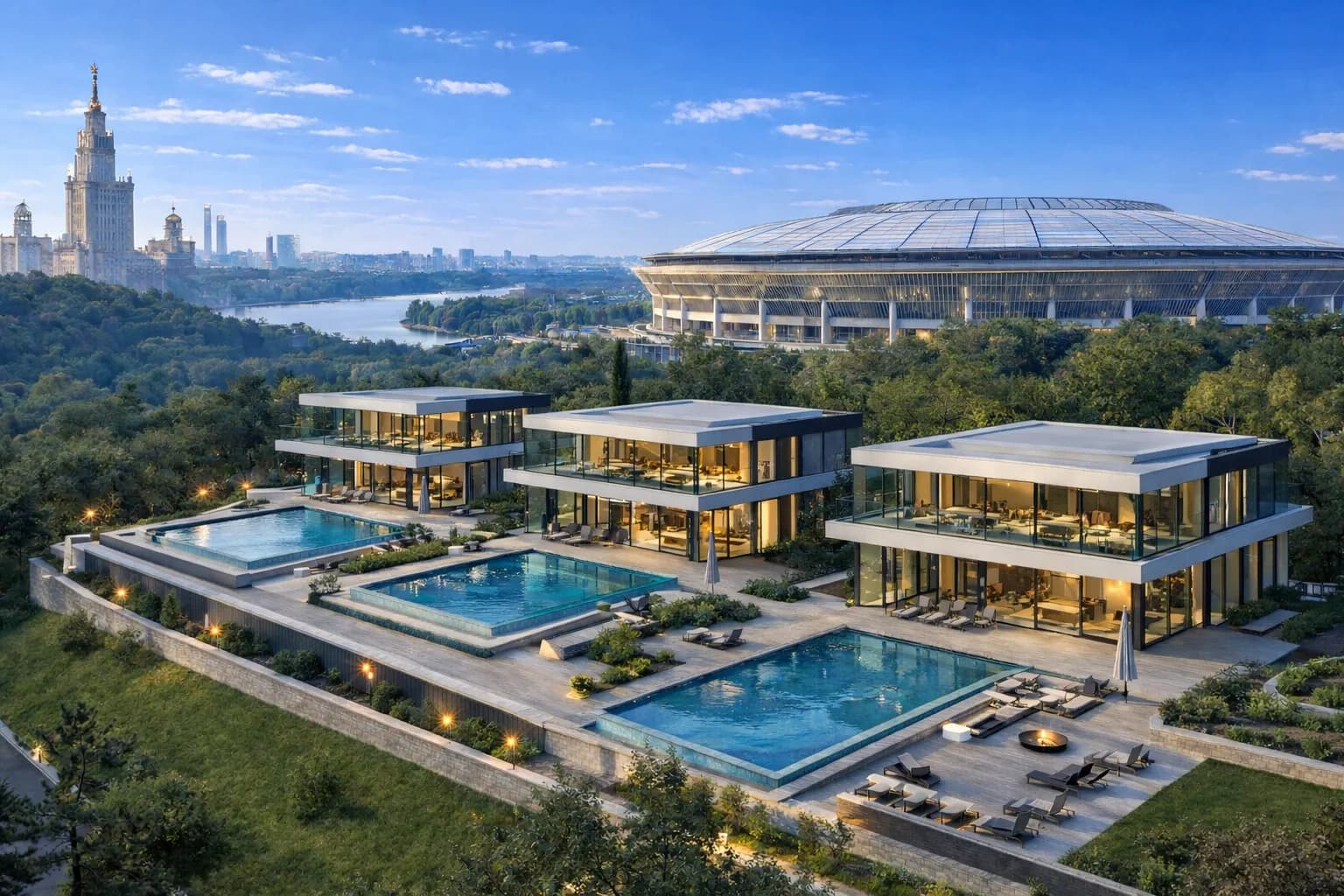 Коллекционные виллы в Хамовниках с террасой от 139 млн